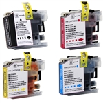 Compatible Brother LC107-105 4-Color Ink Cartridge Set