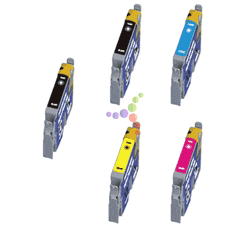 Remanufactured Epson Stylus Photo 960 5-Pack Ink Cartridge Set