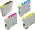 Compatible Epson T068  T0681, T0682, T0683, T0684 Ink Cartridge Set of 4 for Compatible Epson Stylus C120, CX5000, NX400, NX510
