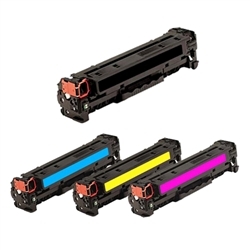 Compatible HP 312A  for HP CF380A,CF381A,CF382A,CF383A Toner Cartridge Set of 4 for Color LaserJet Pro M476dn, M476dw, M476nw