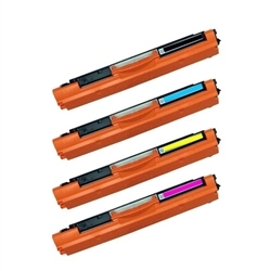 HP 130A 4-Color Remanufactured Laser Toner Cartridge Set