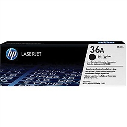 HP CB436A (36A) OEM Black Laser Toner Cartridge