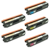 Brother Compatible TN315 TN315BK, TN315C, TN315Y, TN315M High Capacity Laser Toner Cartridge Set of 5