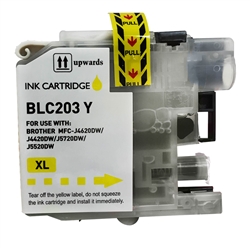 Compatible Brother LC203Y Yellow Ink Cartridge - Replacement Ink Cartridge for MFC-J4320DW. MFC-J4420DW, MFC-J4620DW, MFC-J5520DW, MFC-J5620DW, MFC-J5720DW