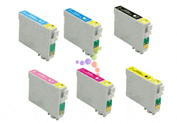 Remanufactured Epson Stylus Photo R260 6-Pack Ink Cartridge Set