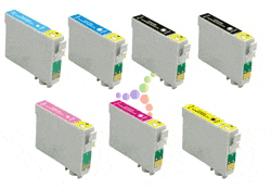 Remanufactured Epson Stylus Photo R260 Inks Set of 7