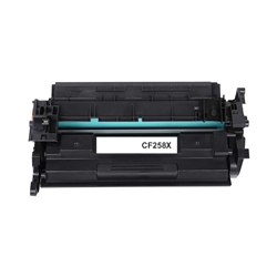 Compatible HP 58X CF258X Black Toner High Yield Cartridge