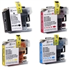 Compatible Brother LC107-105 4-Color Ink Cartridge Set