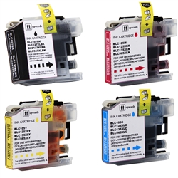 Compatible Brother LC107-105 4-Color Ink Cartridge Set