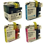Brother LC10E Super High Yield Ink Cartridges, 4-Pack Set