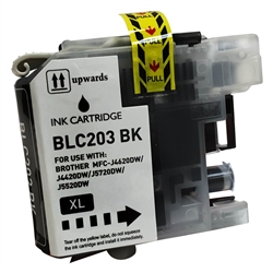 Compatible Brother LC203BK Black Ink Cartridge - Replacement Ink Cartridge for MFC-J4320DW. MFC-J4420DW, MFC-J4620DW, MFC-J5520DW, MFC-J5620DW, MFC-J5720DW