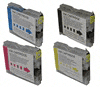 Compatible Brother LC51 4-Color Ink Cartridge Set