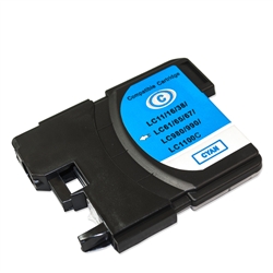 Compatible Brother LC61C Cyan Ink Cartridge