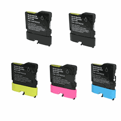 Compatible Brother LC65 5-Pack Ink Cartridge Set