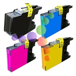 Brother LC79 4-Color  Extra High Yield Ink Cartridge Set