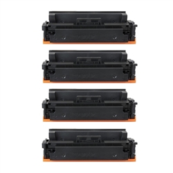 Canon 055 Compatible High Yield Toner Cartridges Set of 4 CMYK