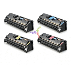 Remanufactured Canon EP-87 4-Color Toner Cartridge Set