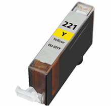 Compatible Canon CLI221Y Yellow Ink Cartridge