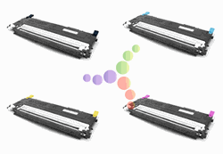 Remanufactured Dell 1230c 4-Color Laser Toner Cartridge Set