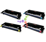 Remanufactured Dell Laser 3110cn 4-Color Toner Cartridge Set