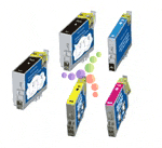 Remanufactured Epson Stylus CX3800 5-Pack Ink Cartridge Set