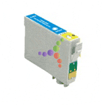 Remanufactured Epson T088220 Cyan Ink Cartridge