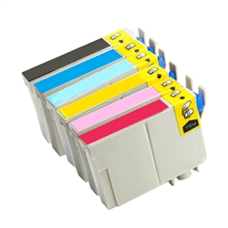 Remanufactured Epson Artisan 700, 800 Inkjet Cartridges Set of 6