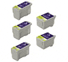 Compatible Epson T017201, T018201  T017201, T018201 Ink Cartridge Set of 5