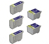 Compatible Epson T026201, T027201  T026201, T027201 Ink Cartridge Set of 5