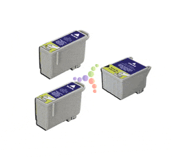 Remanufactured Epson Stylus C42UX Inkjet Cartridge Set of 3