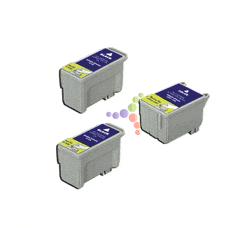Remanufactured Epson Stylus C62 Ink Cartridge Set of 3