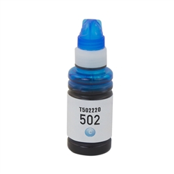Epson T502220 T502 Cyan High-Yield Ink Remanufactured Cartridge