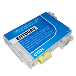 Remanufactured Epson T068220 Cyan Ink Cartridge