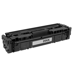 HP 206X W2110X Black Compatible High-Yield Toner Cartridge