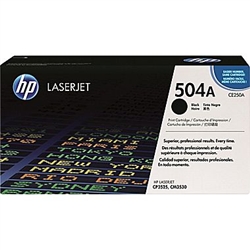 OEM HP 504A Black Toner Cartridge (CE250A)