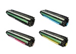 Remanufactured HP Color LaserJet Pro CP5525 4-Color Laser Toner Cartridge Set