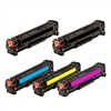Compatible HP 312A  for HP CF380A,CF381A,CF382A,CF383A Toner Cartridge Set of 5 for Color LaserJet Pro M476dn, M476dw, M476nw