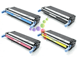 Remanufactured HP Color LaserJet 5500 4-Color Laser Toner Cartridge Set