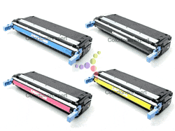 Remanufactured HP Color LaserJet 5500 4-Color Laser Toner Cartridge Set