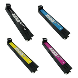 Remanufactured HP 823A 824A 4-Color Laser Toner Cartridge Set