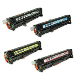 Remanufactured HP 305A 4-Color Laser Toner Cartridge Set