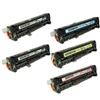 Remanufactured HP 305A 5-Pack Toner Cartridge Set