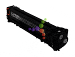 Remanufactured HP CB540A Black Laser Toner Cartridge