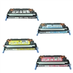 Remanufactured HP Color LaserJet 3600 4-Color Toner Cartridge Set