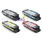Remanufactured HP Color LaserJet 3700 4-Color Toner Cartridge Set