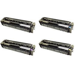 Remanufactured HP 201X 4-Color Laser Toner Cartridge Set