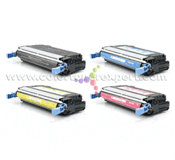 Remanufactured HP Color LaserJet 4700 4-Color Toner Cartridge Set