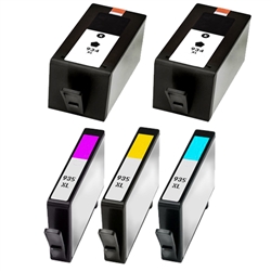 Remanufactured HP 935XL Set of 5 Ink Cartridges (C2P23AN, C2P24AN, C2P25AN, C2P26AN) - Replacement Ink Cartridge for OfficeJet 6812/6815, OfficeJet Pro 6830/6835