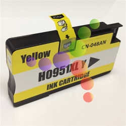 HP 951XL CN048AN Yellow Ink Compatible High Yield Cartridge for OfficeJet Pro 8100, 8600 Series