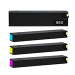 HP 980 Set of 4 (D8J10A, D8J07A, D8J08A, D8J09A) Ink Cartridge